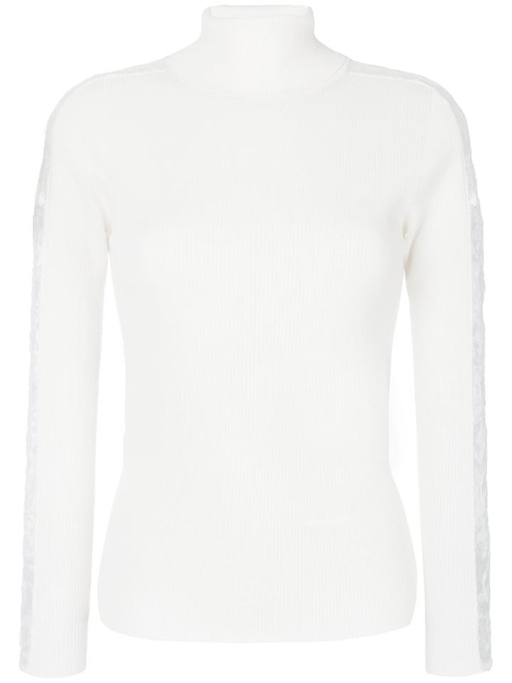 D.exterior High Neck Jumper - White