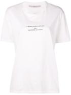 Stella Mccartney Slogan T-shirt - White