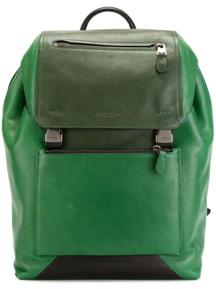 Coach Buckled Backpack