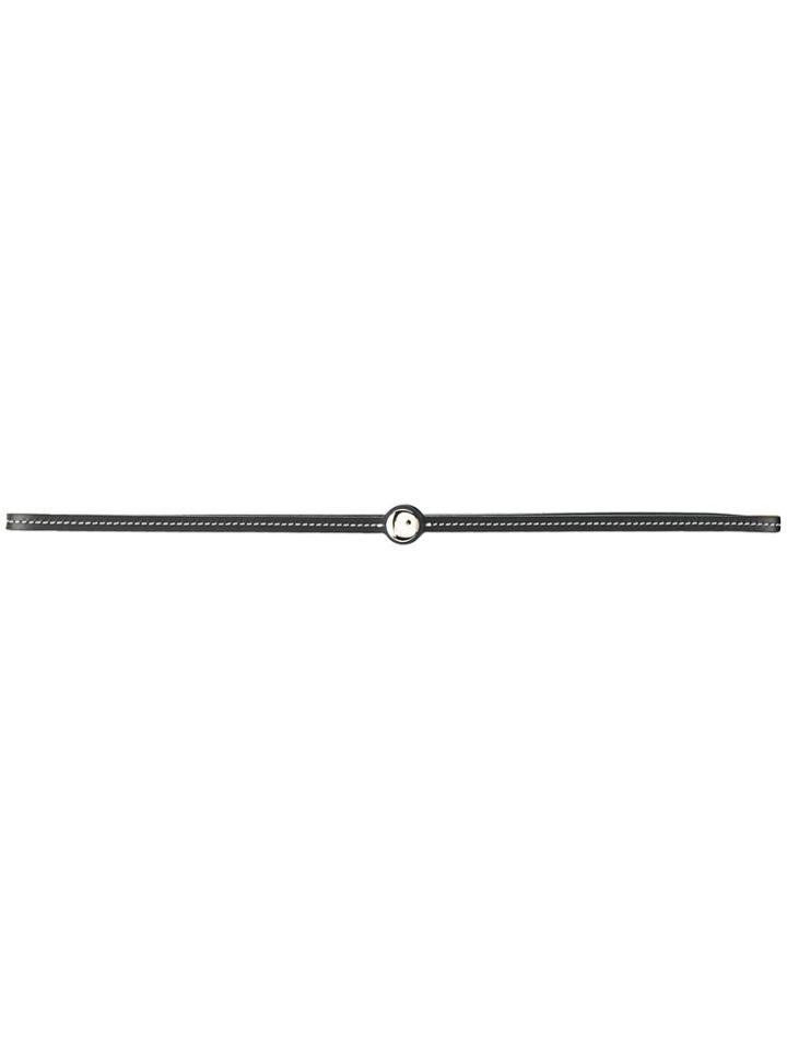 Lanvin Logo Disc Belt - 10 Black