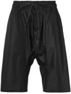 Attachment - Drawstring Shorts - Men - Polyester/rayon - Ii, Black, Polyester/rayon