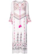 Figue Embroidered Kaftan - White