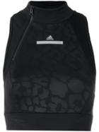Adidas By Stella Mccartney Run Crop Top, Women's, Size: Large, Black