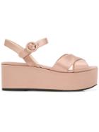 Prada Platform Sandals - Neutrals