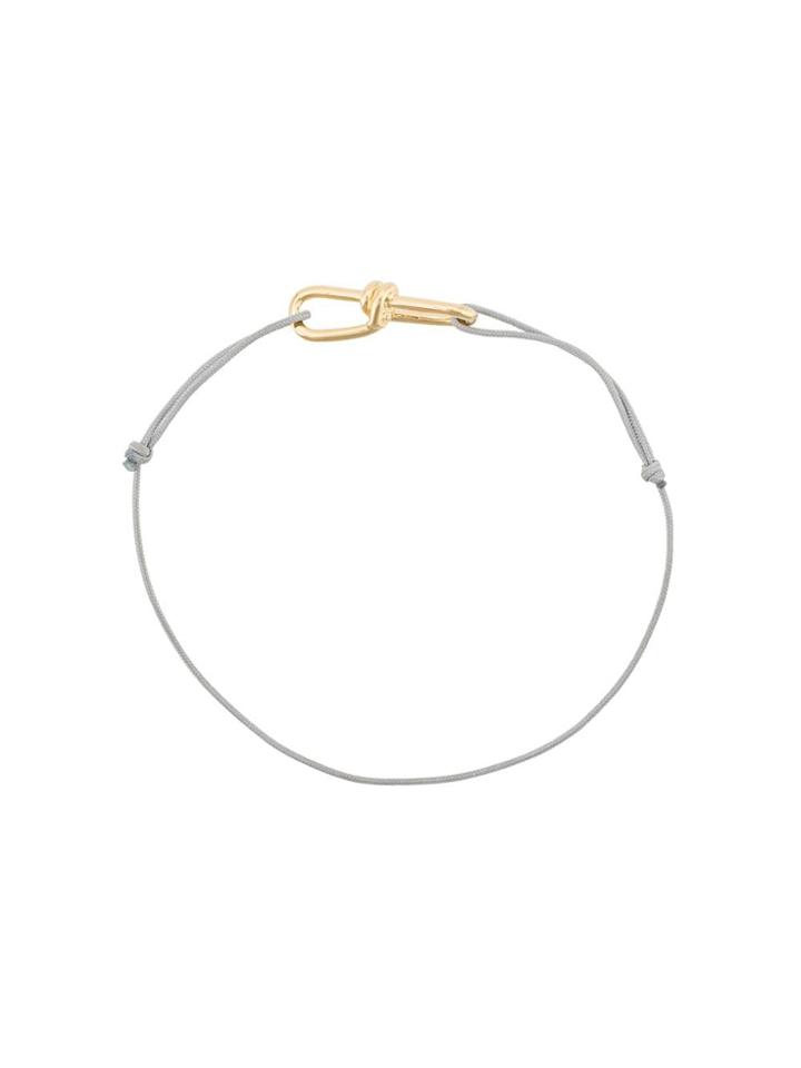 Annelise Michelson Wire Cord Extra Small Bracelet - Grey