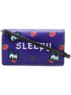 Coach X Disney Sleepy Foldover Clutch - Purple