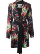 Fausto Puglisi Sun Printed Belted Coat