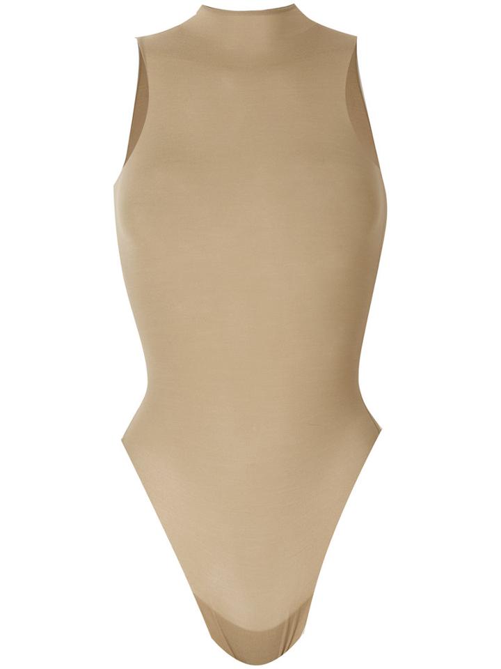 Yeezy - Jersey Bodysuit - Women - Polyamide/spandex/elastane - M, Nude/neutrals, Polyamide/spandex/elastane