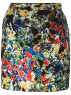 Roseanna Floral Print Skirt, Women's, Size: 38, Cotton/polyamide/polyester/virgin Wool