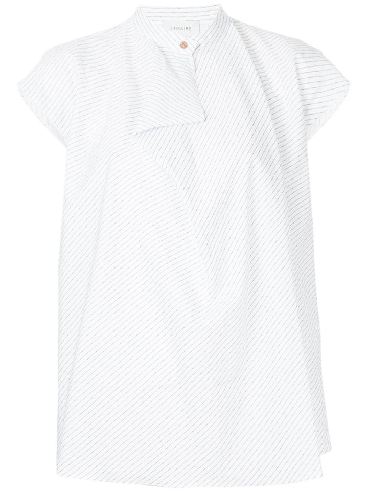 Lemaire Short Sleeve Blouse - White