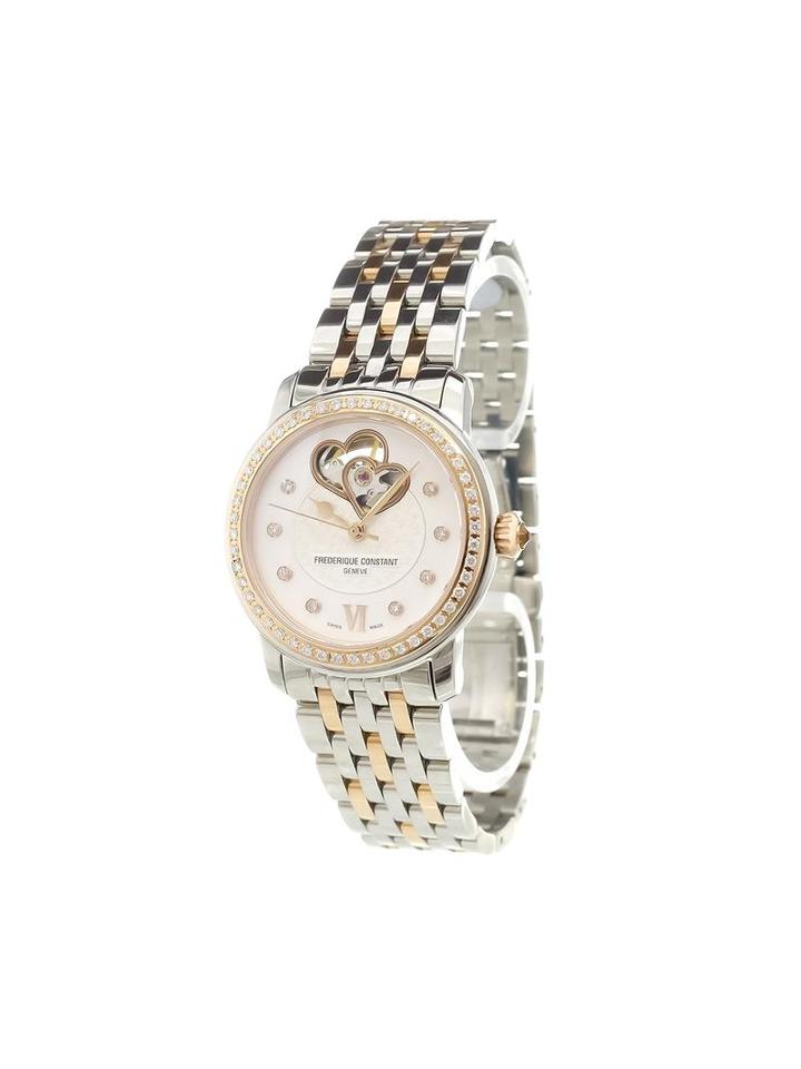 Frederique Constant 'ladies Automatic World Heart Federation' Analog Watch, Adult Unisex, Stainless Steel