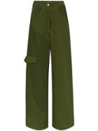 Jacquemus Panelled High-waist Jeans - Green