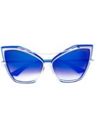 Dita Eyewear Creature Sunglasses, Women's, Blue, Acetate/metal