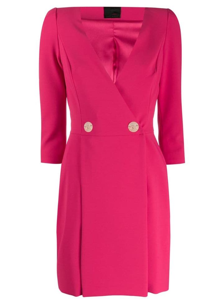 Elisabetta Franchi Double-breasted Mini Dress - Pink