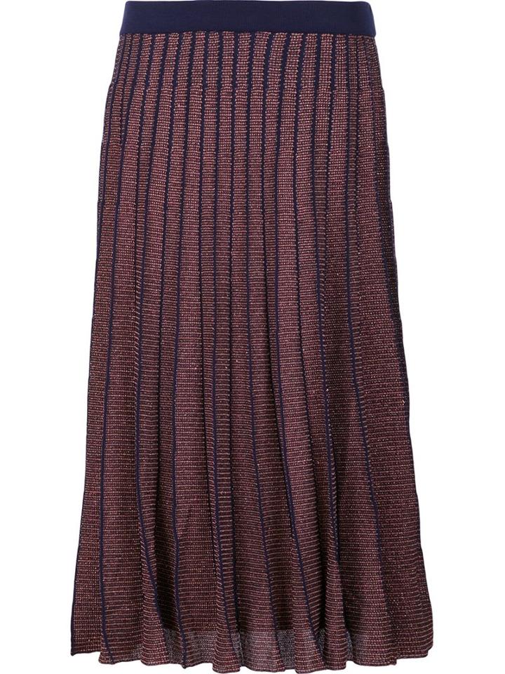 Tanya Taylor Metallic Knit 'josie' Skirt