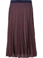 Tanya Taylor Metallic Knit 'josie' Skirt