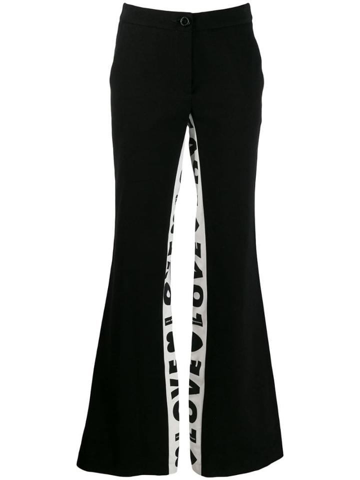 Love Moschino Flared Track Pants - Black