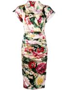 Dolce & Gabbana Floral Midi Dress - Pink