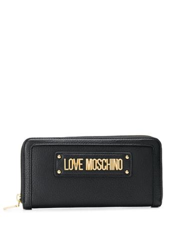 Love Moschino Square Logo Purse - Black