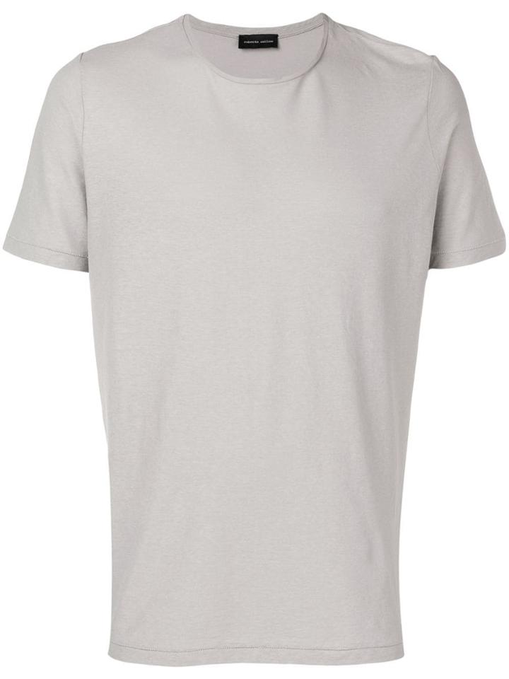Roberto Collina Round Neck T-shirt - Grey