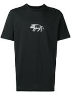 Oamc Pig Print T-shirt, Men's, Size: Large, Black, Cotton