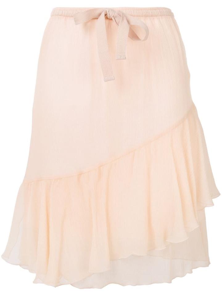 See By Chloé Silk-chiffon Skirt - Pink