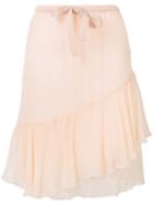 See By Chloé Silk-chiffon Skirt - Pink