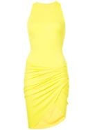 Alexandre Vauthier Stretch Mini Dress - Yellow & Orange