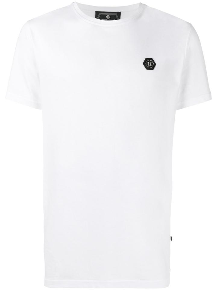 Philipp Plein Logo Plaque T-shirt - White