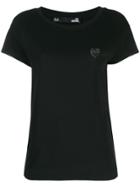 Love Moschino Logo Plaque T-shirt - Black