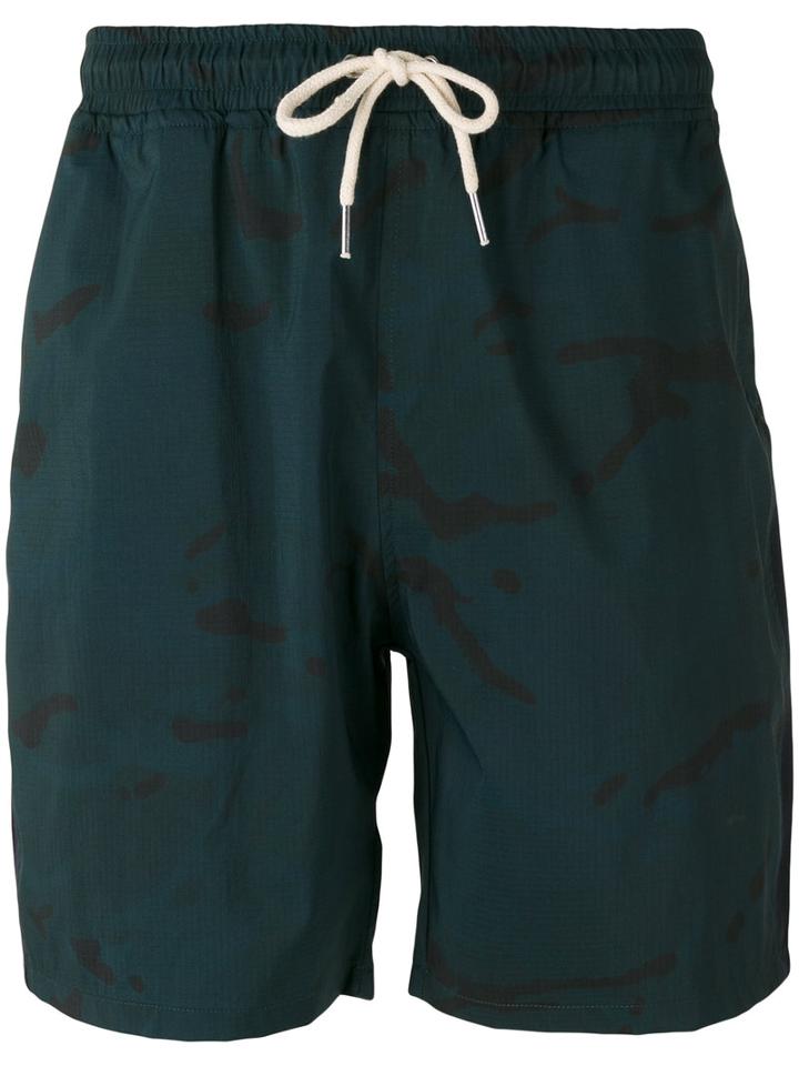 Soulland - Relaxed Deck Shorts - Men - Polyamide - S, Green, Polyamide