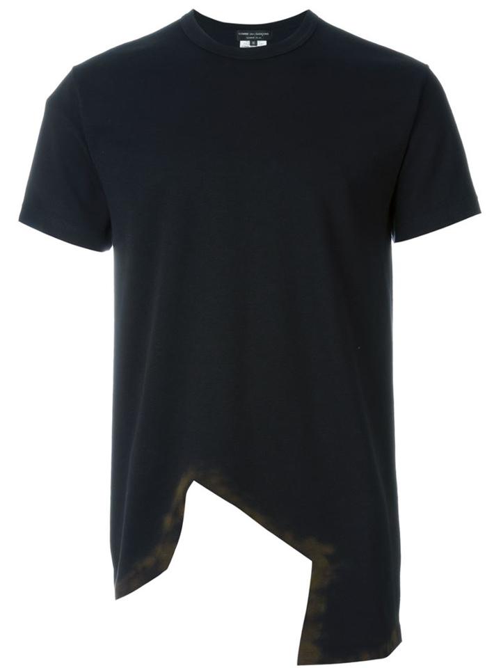 Comme Des Garçons Homme Plus Asymmetric T-shirt, Men's, Size: M, Black, Cotton/polyester