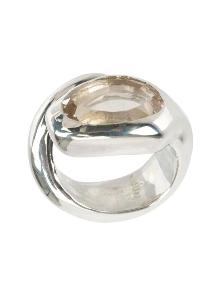 Rosa Maria Topaz Ring, Women's, Size: 58, Metallic, Silver/topaz