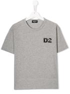 Dsquared2 Kids Cotton Sequin T-shirt - Grey