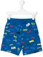 Stella Mccartney Kids Printed Shorts, Boy's, Size: 12 Yrs, Blue