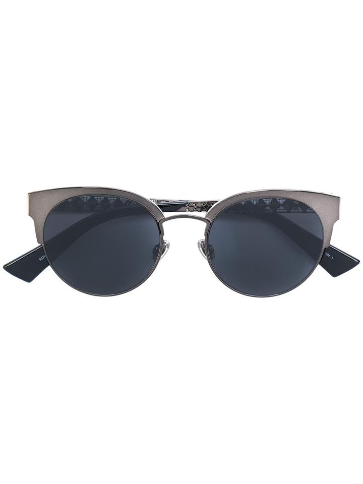 Dior Eyewear - Cat Eye Sunglasses - Women - Metal (other) - 50, Black, Metal (other)