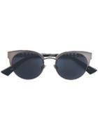 Dior Eyewear - Cat Eye Sunglasses - Women - Metal (other) - 50, Black, Metal (other)