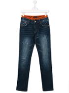 Armani Junior Distressed Jeans, Boy's, Size: 15 Yrs, Blue