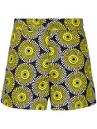 Okun Patrice Printed Swim Shorts - Yellow & Orange