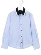 Lapin House - Contrast Shirt - Kids - Cotton - 10 Yrs, Blue
