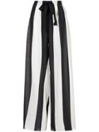 Maison Rabih Kayrouz Striped Palazzo Pants - Black