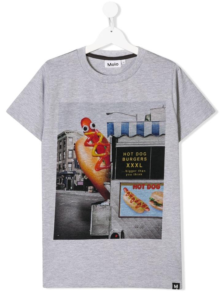Molo Teen Hot Dog T-shirt - Grey