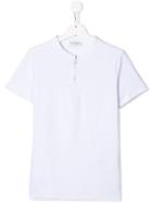 Paolo Pecora Kids Henley T-shirt - White