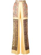 Etro Paisley-print Trousers - Yellow