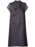 Rick Owens Oversized Trench Coat - Grey