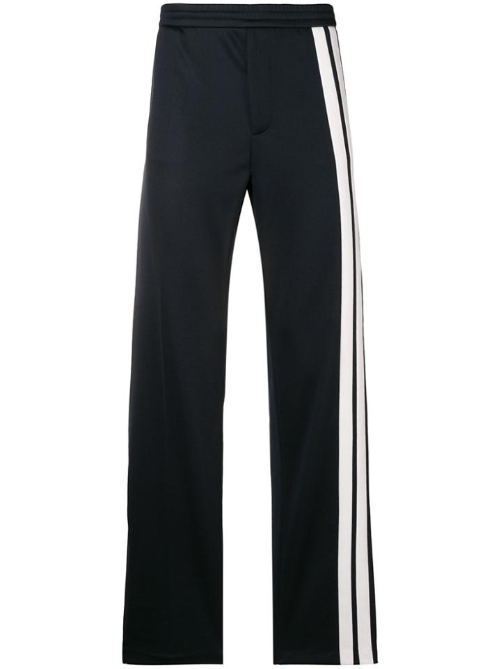 Valentino Side Stripe Track Pants - Blue