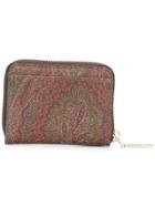 Etro Paisley Print Purse - Brown