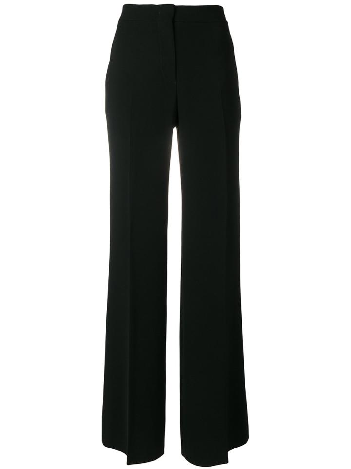 Max Mara Studio Flared Tailored Trousers - Black
