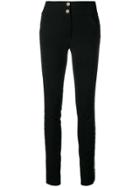 Philipp Plein Embellished Slim-fit Trousers - Black