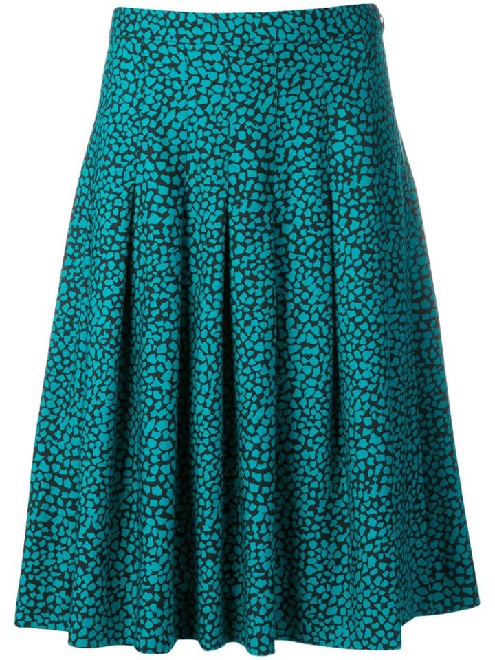 Vanessa Seward High Waisted Midi Skirt - Green